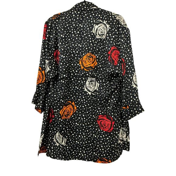 Escada Women’s 100% Silk Blazer Style Slit Top Size FR36 US4 - Picture 2 of 13